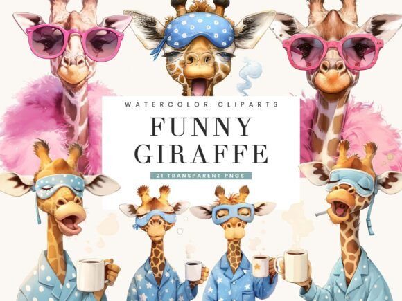 Download Funny Sarcastic Giraffe Clipart - Premium Resources