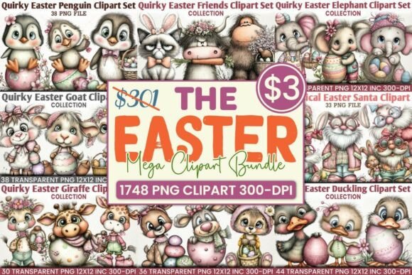 Download The Easter Mega Clipart Bundle PNG - Premium Bundle