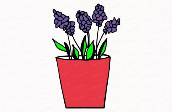 Download Flower Illustration, Violet Flowers - Violet Collection
